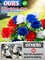 Memorial Day Cemetery Flowers for Grave - Weatherproof Red White Blue Bouquet with American Flags & Vase, Grave Decorations for Veterans Cemetery Headstones (2 Pack)